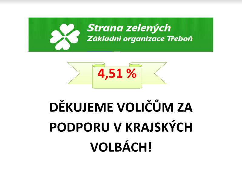 Děkujeme všem za podporu v krajských volbách!