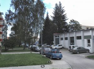 Parkování na Hliníku - zdroj Mapy.cz, 21. 9. 2015